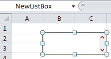 Adding a ListBox with VBA