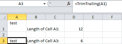 Excel Remove Trailing Whitespace