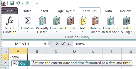 Excel Function Tooltip