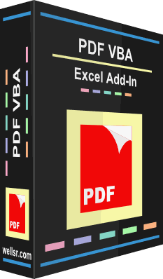 PDF VBA Excel Add-In