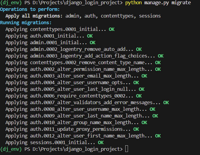 adding database tables