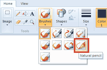 ms paint tools