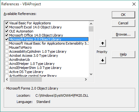 api vba excel