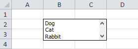 Add an item to a ListBox with VBA