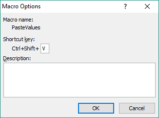 VBA paste values ctrl shift V