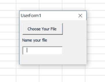 Basic Userform Displayed over Spreadsheet