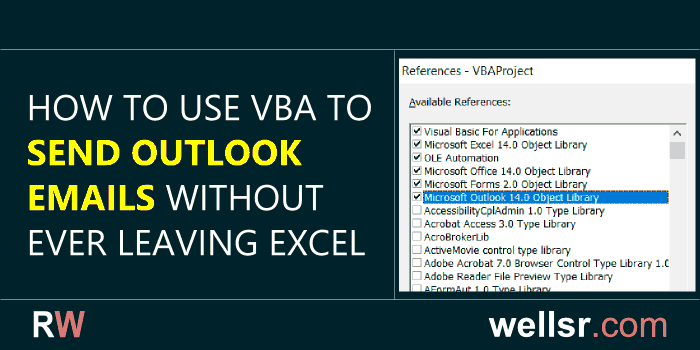 send email from excel vba