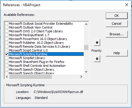 vba key