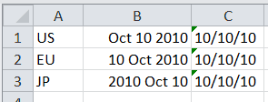 Date Formats with Four Digit Years and Three Letter Months
