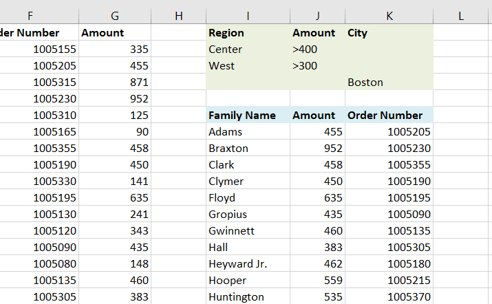 VBA AdvancedFilter with Multiple Criteria to New Table