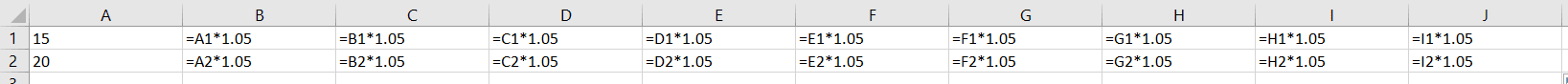 Simple A1-Style Notation Formulas