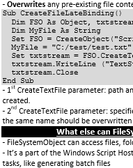 VBA Cheat Sheets